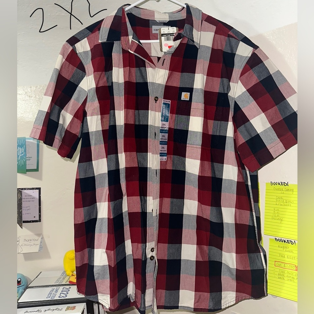 Carhart short sleeve button up